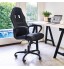PU Leather Ergonomic Design Adjustable Office Chair Game Chair Black